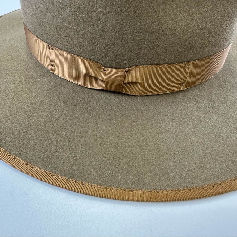 Gigi Pip brown felt Monroe Rancher Womens hat Size Small Medium Western - Picture 5 of 15